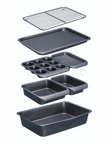 MasterClass MCSPSBAKE7PC Smartspace Ensemble de 7 pièces empilables