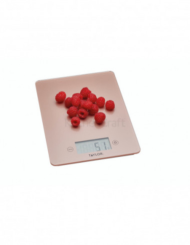 Taylor TYPSCALE5RGLD Balance de cuisine 5 Kg Rose Gold