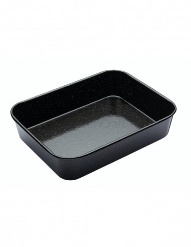 MasterClass MCVITHB2 Plat à rôtir en émail vitrifié 34 cm x 26 cm
