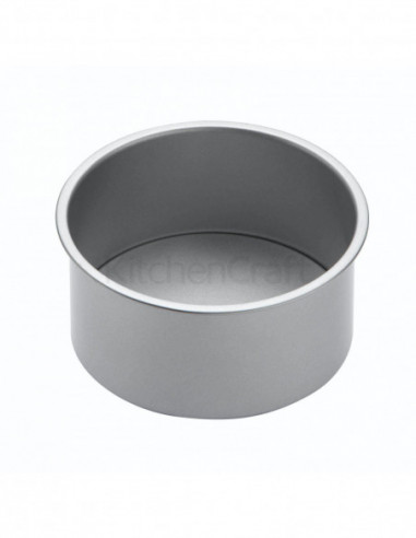 KitchenCraft KC2BK14 Moule profond à fond amovible antiadhésif 18 cm