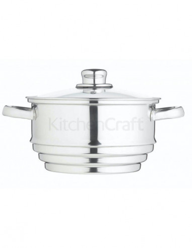 KitchenCraft KCCVUNI Cuiseur vapeur universel inox
