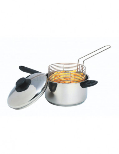 KitchenCraft KCCHIPLRG Friteuse inox 20 cm