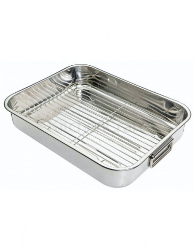 KitchenCraft KCRNR40 Stainless Steel 43cm x 31cm Roasting Pan