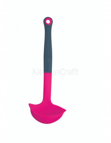 Colourworks CWBRLADPNK Louche silicone rose Filtrante