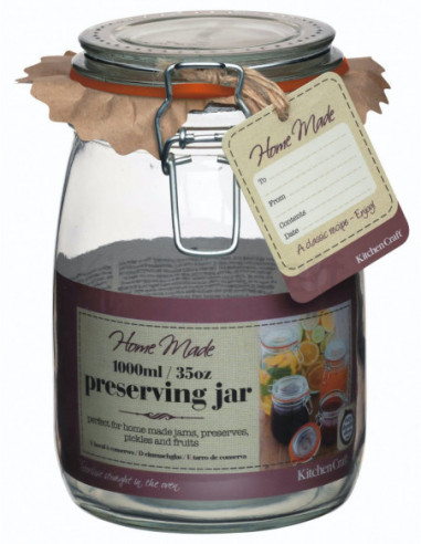 Home Made KCLP1000 Bocal de conservation 1 litre