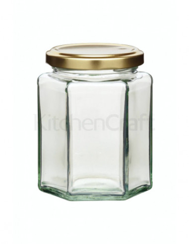 Home Made KCJARHEX12 pot hexagonal de 340 ml