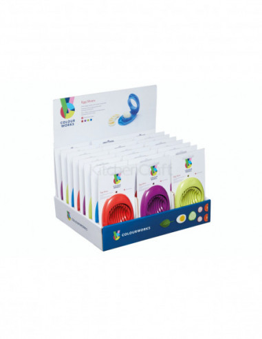 Colourworks CWEGSLDISP24 Coupe-œufs