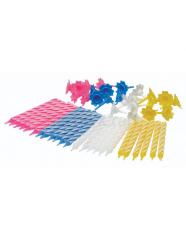 Sweetly Does It KCBCANDLE Pack de 24 bougies d'anniversaire