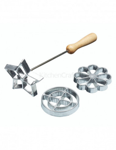 Home Made KCHMROSETTE Swedish Rosette Iron Set