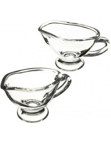 Artesà ARTMINIJUGPK2 Lot de 2 mini-sauciers en verre