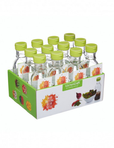 KitchenCraft KCHEDRESSERDISP Bouteille de recette de vinaigrette
