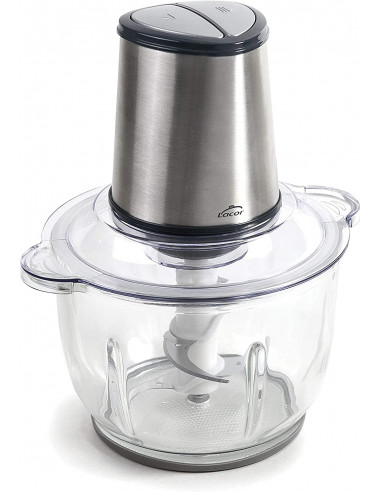 Lacor 69073 Hachoir électrique Bol en verre 2 litres