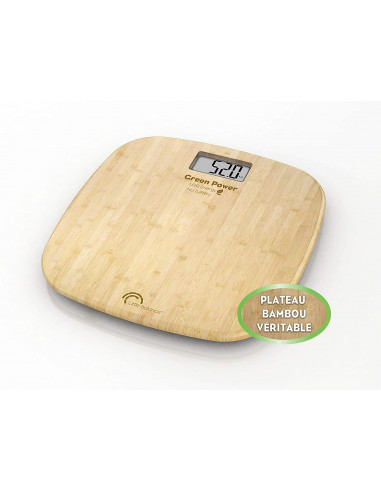 Little balance 8228 Pèse personne en bambou Green Power USB