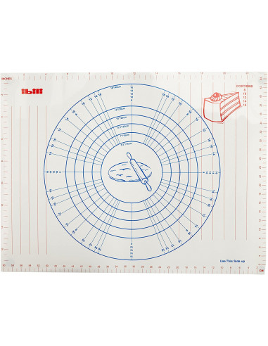 ibili 738600 Tapis pâtisserie avec graduations imprimées