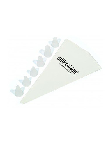 Silikomart 70.033.99.006 Lot Poche à douille + 6 douilles