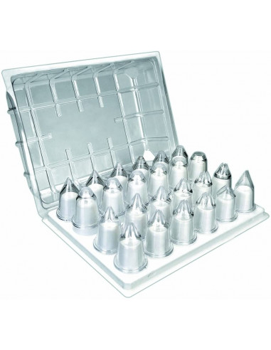 ibili 771900 Douille Polycarbonate Coffret de 24 douilles