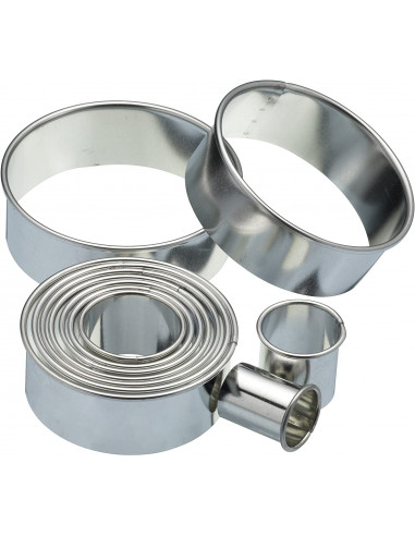 KitchenCraft CUTSETRD Lot de 11 emporte-pièce découpoir