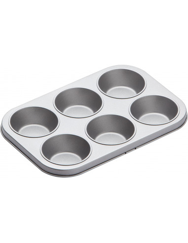 KitchenCraft KC2BK12 Moule 6 cupcakes antiadhésif