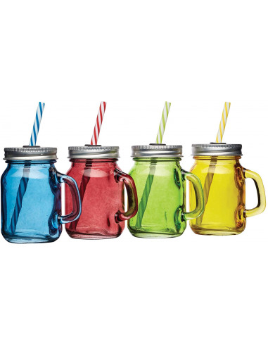 Kitchencraft BCMINIGLS4PC Lot de 4 mini jar