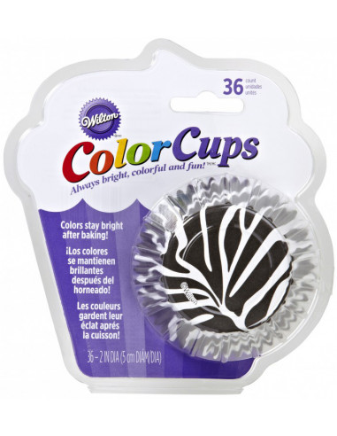 Wilton Brands 415-0516 Caissette Zèbre ColorCups