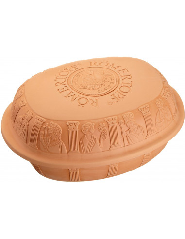 Römertopf 117 05 Cocotte ovale 42 cm en terre cuite pure 8 à 10 personnes