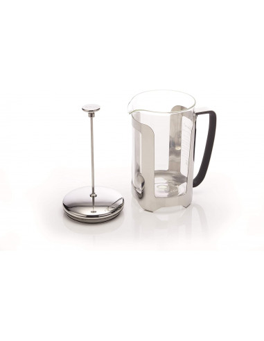 Le’Xpress KCLXCAFE6CP Cafetière à piston inox et verre