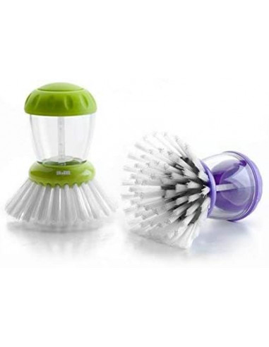 ibili 735800 Brosse à vaisselle avec distributeur de savon
