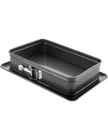 ibili 826628 Moule démontable rectangulaire avec base supplémentaire 28 x18 cm