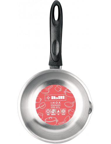 ibili 665220 Casserole inox 20 cm avec bec verseur
