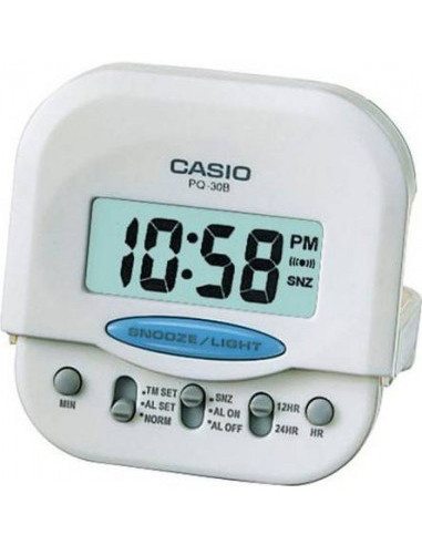 Casio PQ-30B-7DF Réveil de voyage