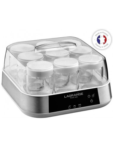 Lagrange 459601 Yaourtière Fromagère 2 en 1  9 pots