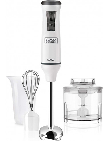 Black & Decker BXHBA 600 E Mixeur plongeant multifonctions 600 W