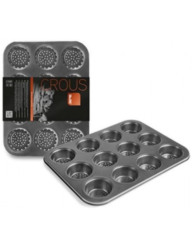 ibili 835012 Moule 12 cavités CROUS perforé
