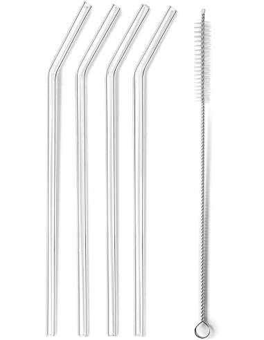 Lacor 63133 Paille en verre lot de 4