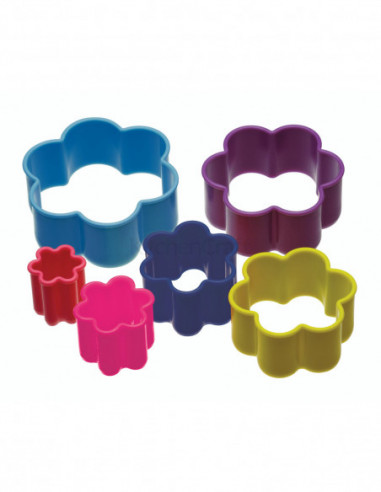 Colourworks CWCUTFLOW Emporte-pièce Fleur Lot de 6