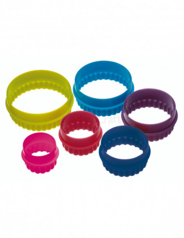 Colourworks CWCUTRD Emporte-pièce biscuit Lot de 6
