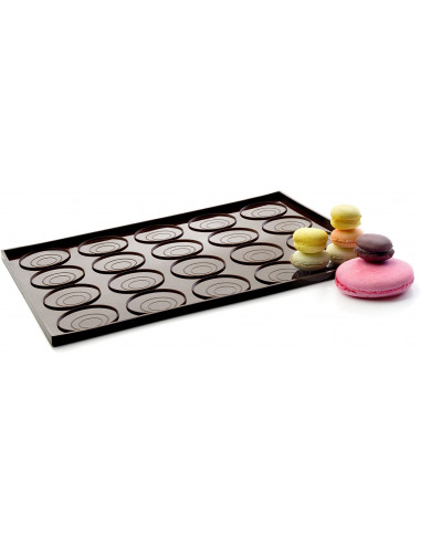 ibili 789500 Tapis macaron et Whoopies 20 cavités