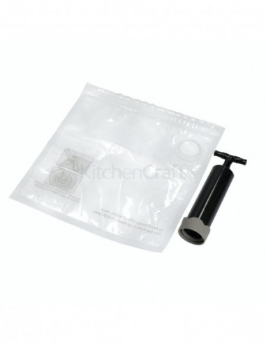MasterClass MCVACBAGSET Pompe sous-vide avec 4 sacs réutilisables 24cm
