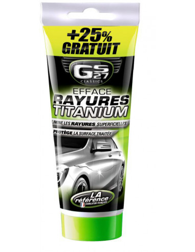 GS27 CL150141 Efface rayure Titanium 188g +25%