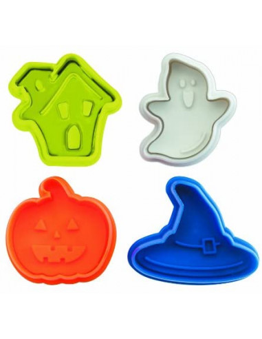ibili 733000 Emporte-pièce Halloween avec poussoir