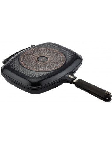Happycall 3002-0127 Double poêle Jumbo synchro IH Détachable Induction