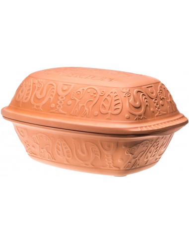 Römertopf  113 05 Cocotte ovale 39 cm en terre cuite pour 6 personnes