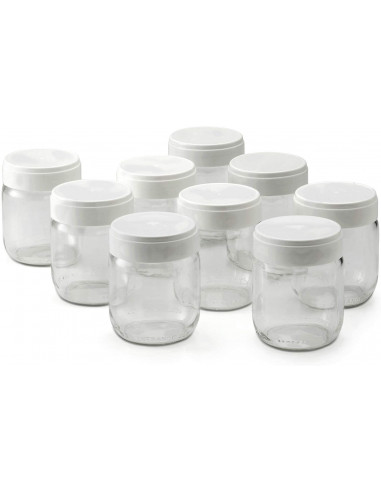 Lagrange 430301 Pot yaourtière lot de 9