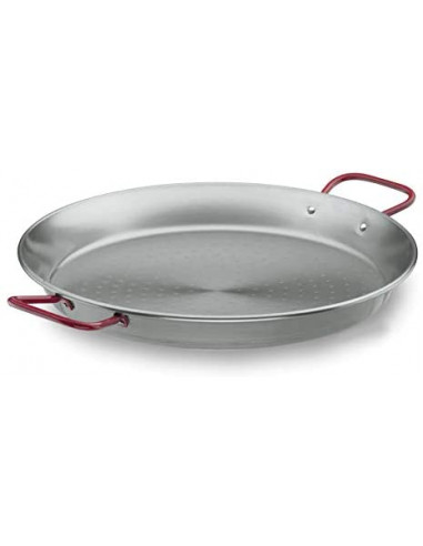 Lacor 63656 Plat à paëlla Acier 16 personnes durable à vie 55 cm