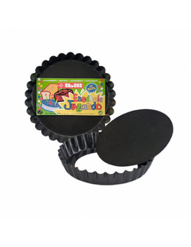 ibili 822912 Moule tartelette à fond amovible 12 cm