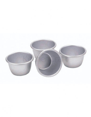KitchenCraft KCPUDDING Lot de 4 moules 7,5 cm Mini Pudding