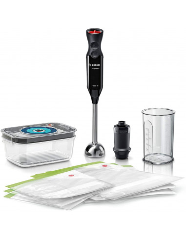 Bosch MS6CB61V1 Mixeur plongeant 2 en 1 avec système mise sous-vide 1000 W