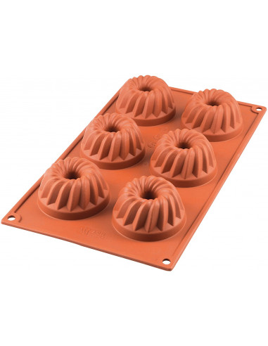 Silikomart 20.058.00.0065 Moule silicone Kouglof 6