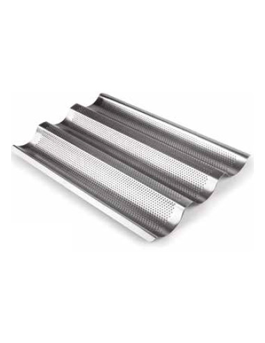 ibili 682103 Moule pain inox 3 baguettes
