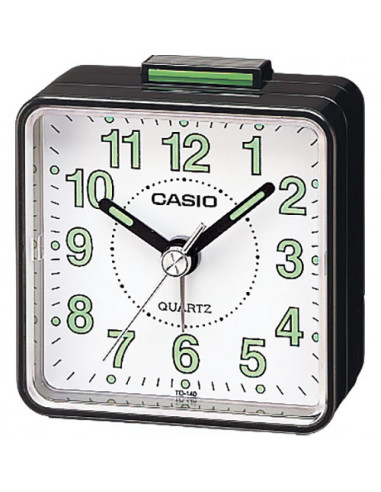 Casio TQ-140-1B Réveil noir, fluorescent